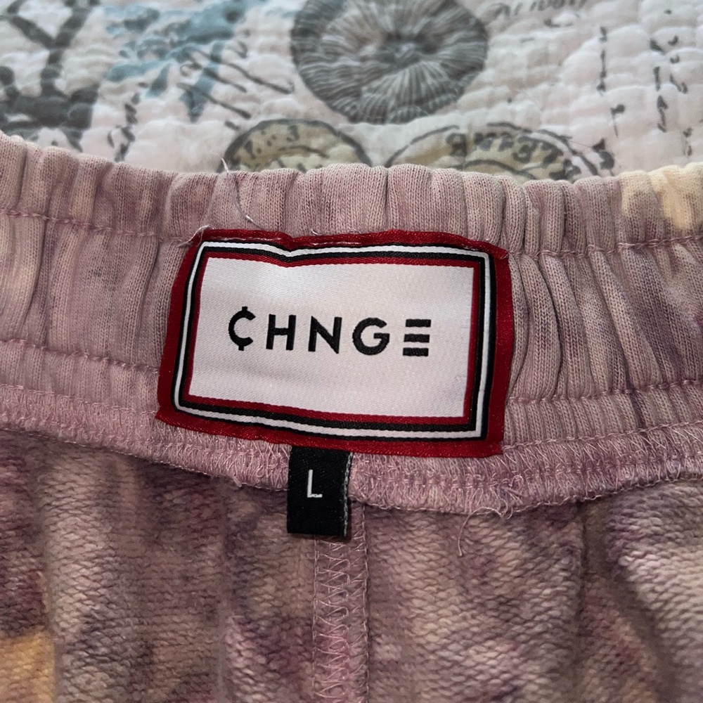 CHNGE Organic Cotton Tie Dye Mens Athletic Shorts Sz L - Picture 4 of 6